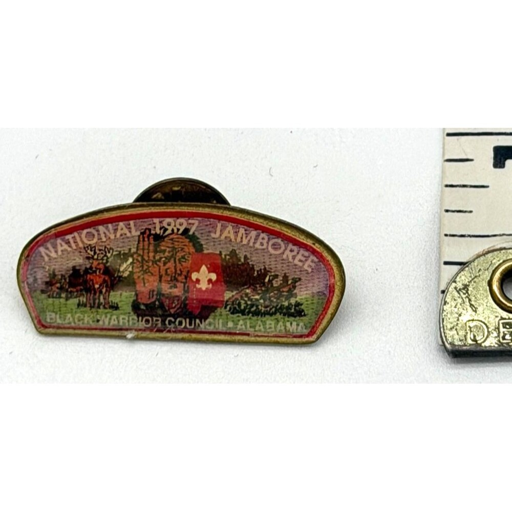1997 National Jamboree Scout Pin Black Warrior Council Alabama B.S.A. Vintage